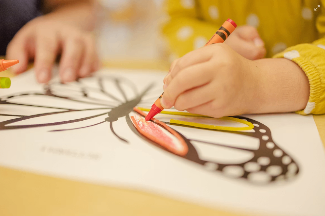 Child artwork and creative projects at Tots N Us